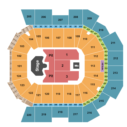 Moody Center ATX GHOST Seating Chart